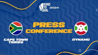 Cape Town Tigers v Dynamo - Press Conference