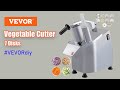 Vevor multifunctional food processor  vegetable cutter commercial
