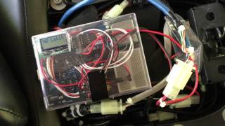 Arduino 101 motorcycle data logger for Honda CBR125R