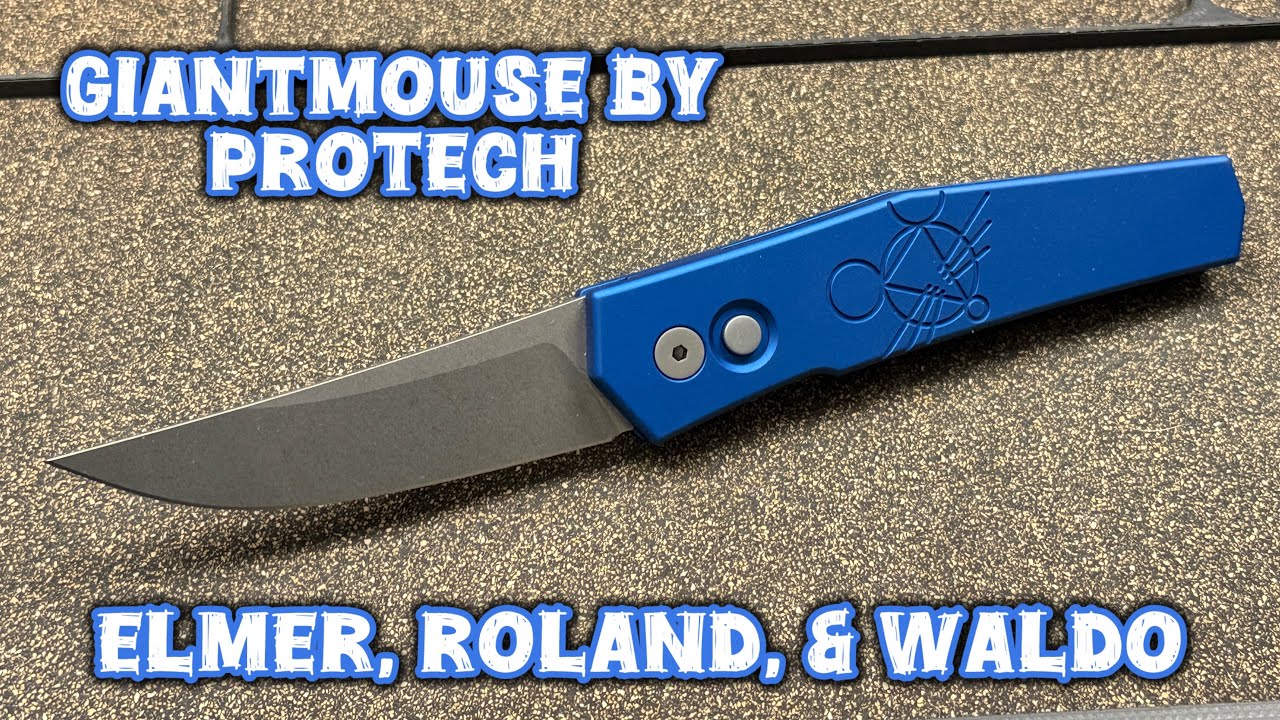 Giantmouse Ace Great Great Grandpa! | Ace Elmer OEM'd by Protech Knives!