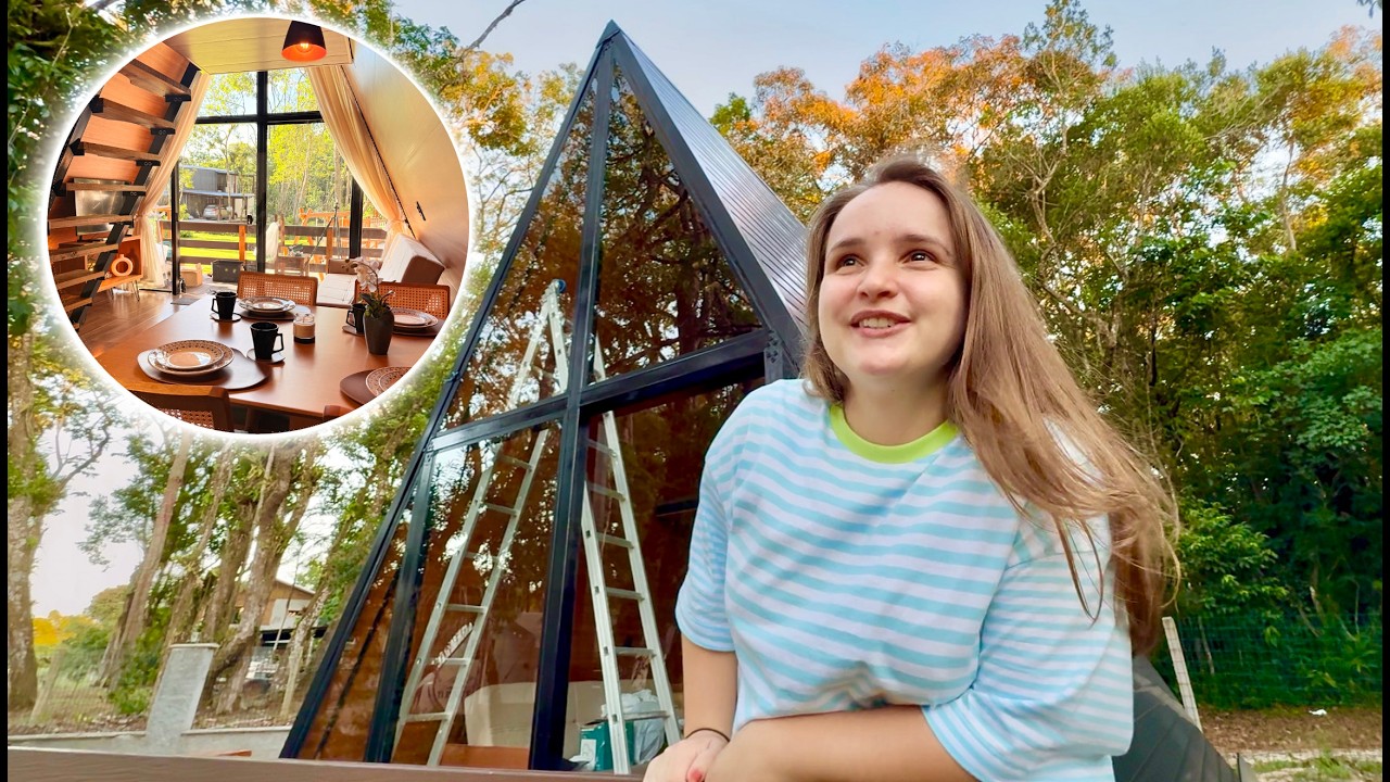 IRRECONHECÍVEL O CHALÉ DE PVC!