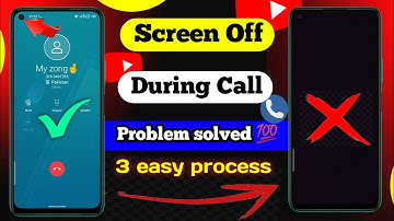 screen off during call | proximity sensor problem solved | Call screen off problem