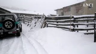 Primeros problemas en las carreteras a causa de la nieve