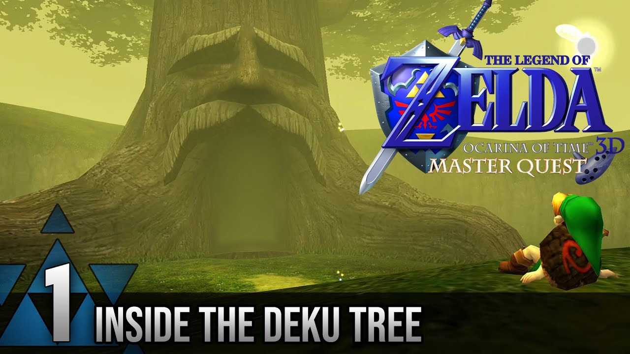 Ocarina of Time Walkthrough - Inside The Great Deku Tree - Zelda Dungeon