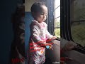 Vithanshi trying to balance her legs and a train!!⚖️⚖️ In the scenic views of western ghats 🔥