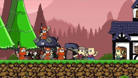 Dan The Man - Gameplay Walkthrough Part 1 - Stage 8: Levels 1-2 (iOS, Android)