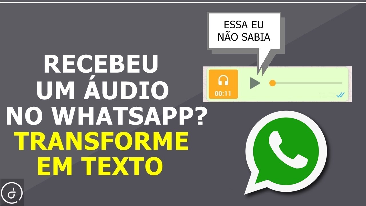 Transforme Áudios Do WhatsApp Em Texto Facilmente Outro Texto