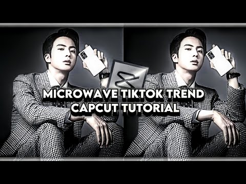 "MICROWAVE"-TIKTOK TREND CAPCUT TUTORIAL | JIN | BTS | TRENDING | VIRAL | CC | KIM SEOKJIN | BANGTAN