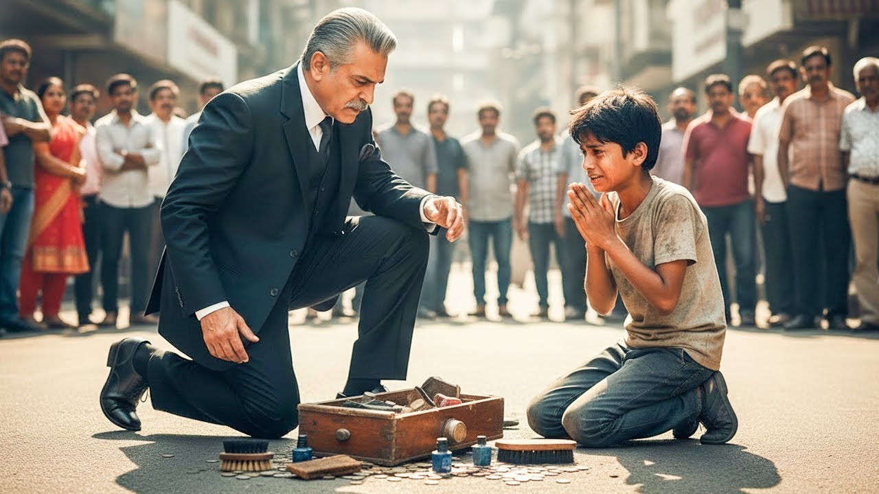 অহংকারী কোটিপতি বোকা বুট পালিশকারীকে থাপ্পড় মারলেন... কখনও ভাবেননি যে তিনি তার জীবন বাঁচাতে পারবেন!