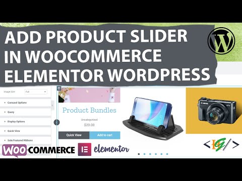 How to Create Products Slider in WooCommerce in Elementor WordPress