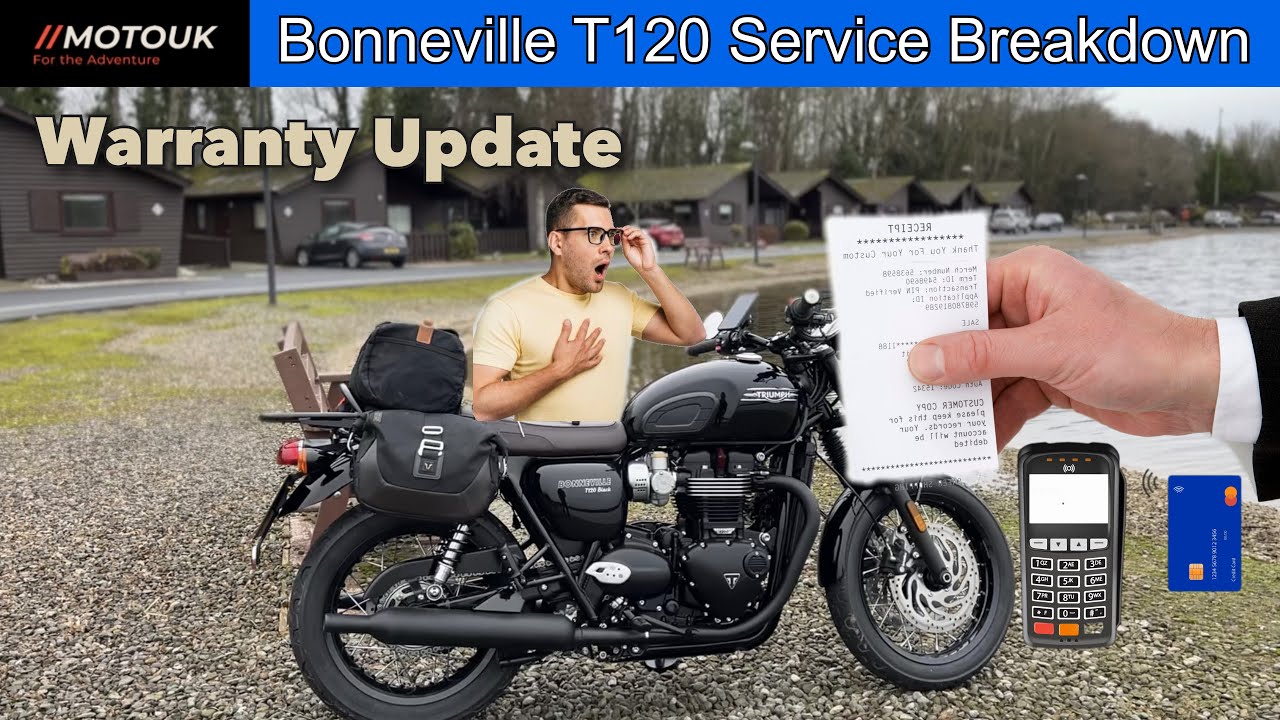 Шокирующая поломка Triumph Bonneville T120. Первое техническое обслуживание 😲 и гарантийные работ...