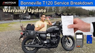 Shocking Breakdown Triumph Bonneville T120 First Service 😲 and Warranty work Completed