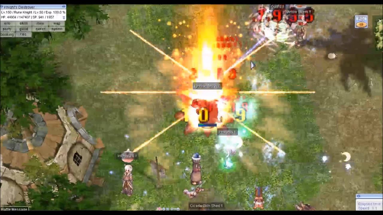 Ragnarok rune Knight by dispell, Dispell VS InCognito Guild - YouTube