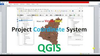 QGIS Tutorial 8 | How to Set Project Coordinate System (CRS) 🌍✨ | TechStarPlus