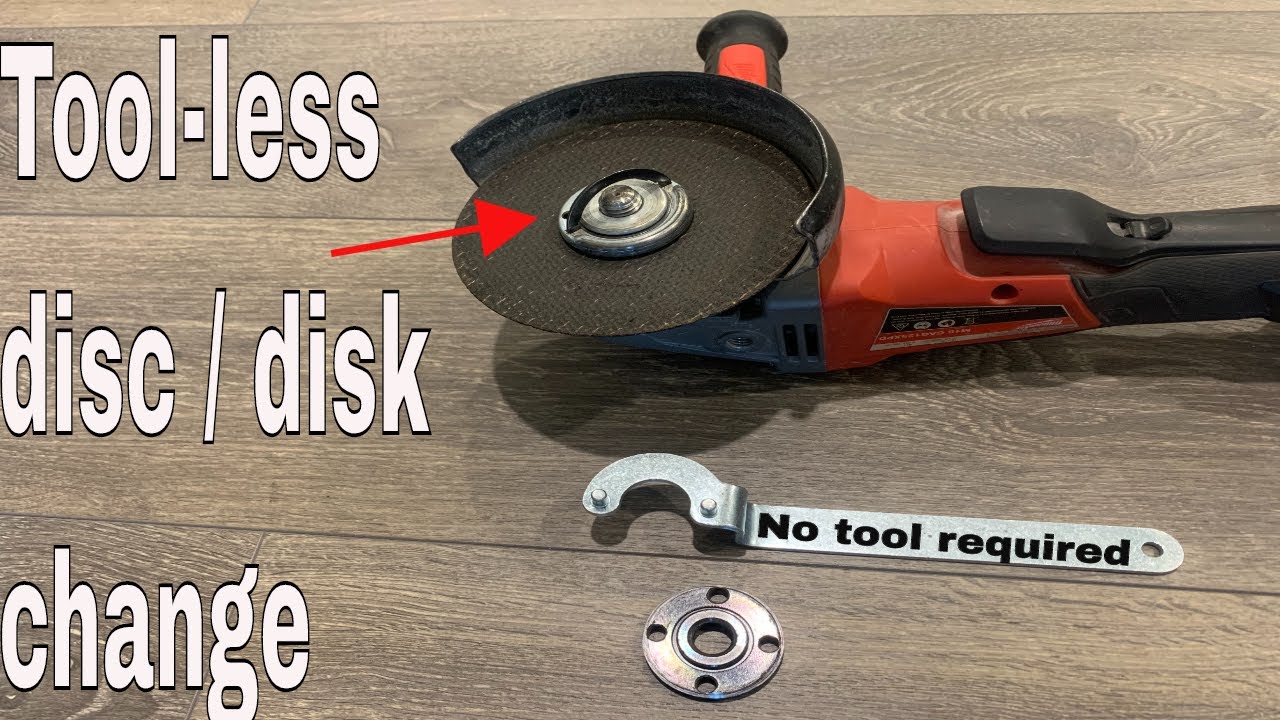 Tool change - Must angle grinder attachment HACK YouTube