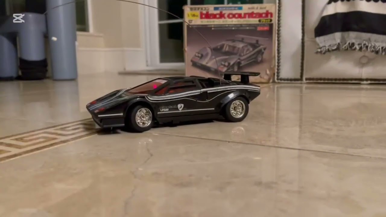70's Lamborghini 500s RTR with digital 2ch RC system at 1/16 made
