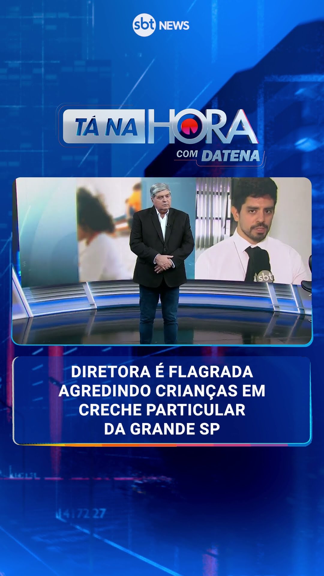 Diretora é flagrada agredindo crianças em creche particular da Grande SP