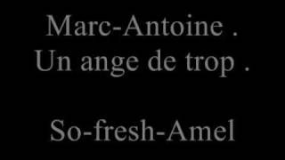 Marc-Antoine * Un ange de trop chords