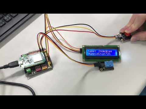 Linkit-Blocklyduino 溫濕度感應器