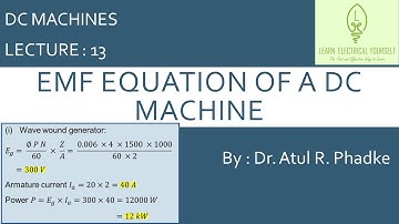 EMF Equation of a DC Machine (13)