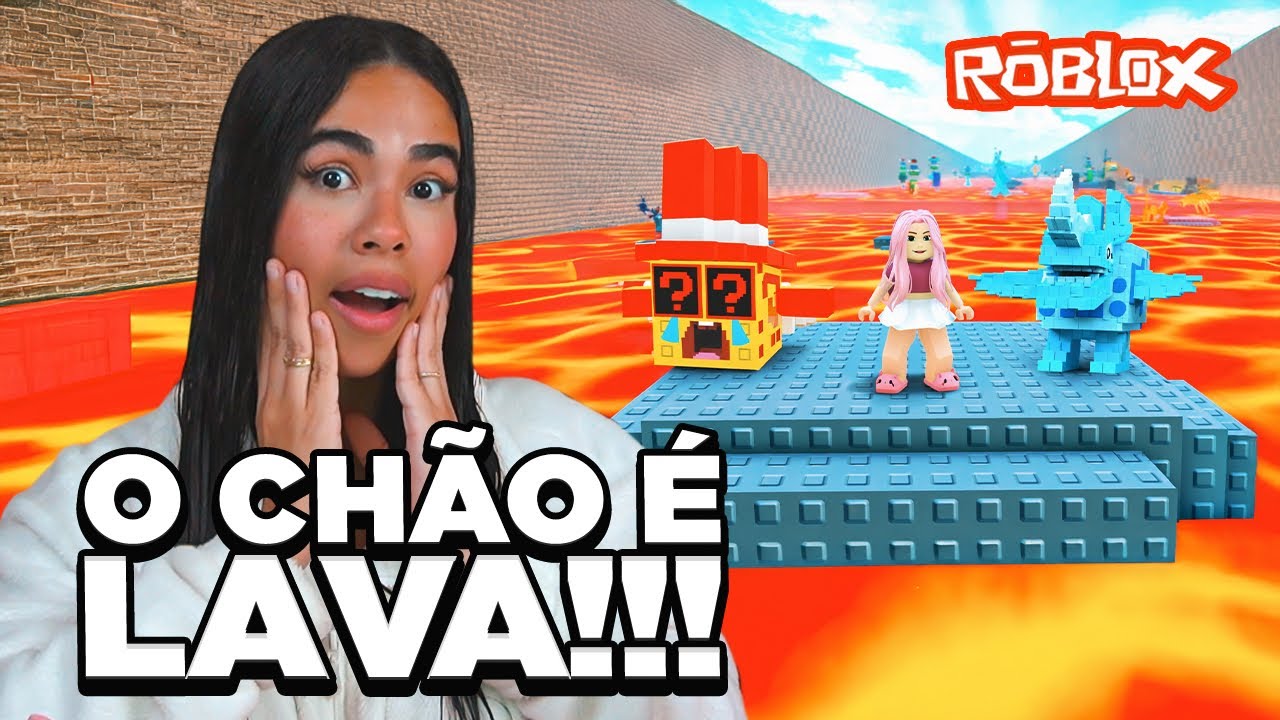 PEGUE UM BRAINROT MAS O CHÃO É LAVA NO ROBLOX
