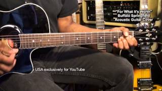 Buffalo Springfield FOR WHAT IT S WORTH Acoustic Guitar Cover Lesson Link Below EricBlackmonGuitar