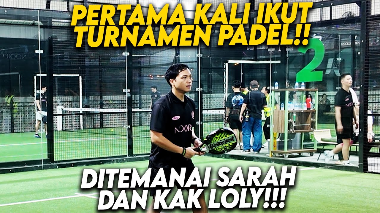 GROGI MASUK TURNAMEN PADEL! Untung Ada Sarah & Kak Loly 