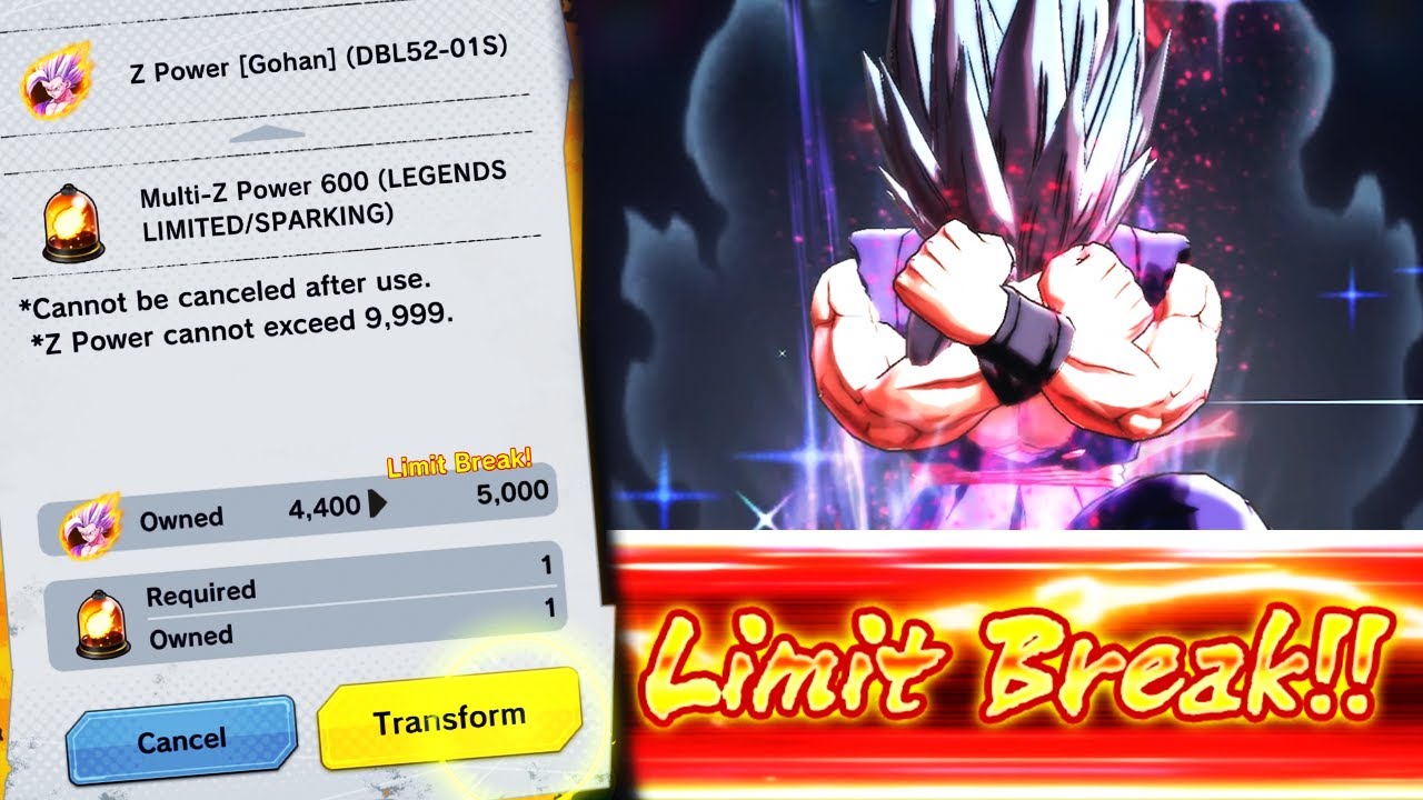 I love LF Beast Gohan in Dragon Ball Legends