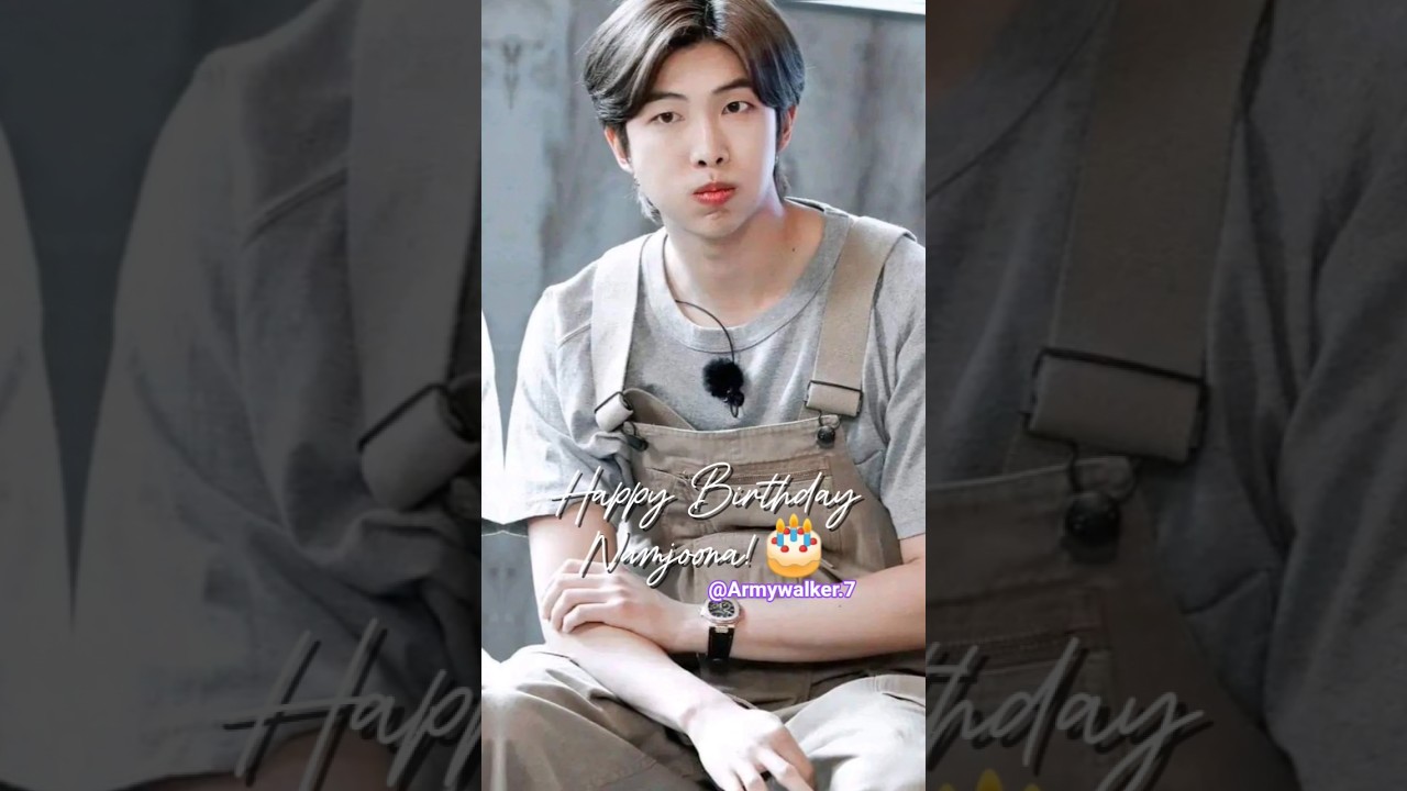 Happy Birthday!🎂 Namjoona!💜Please like & Subscribe