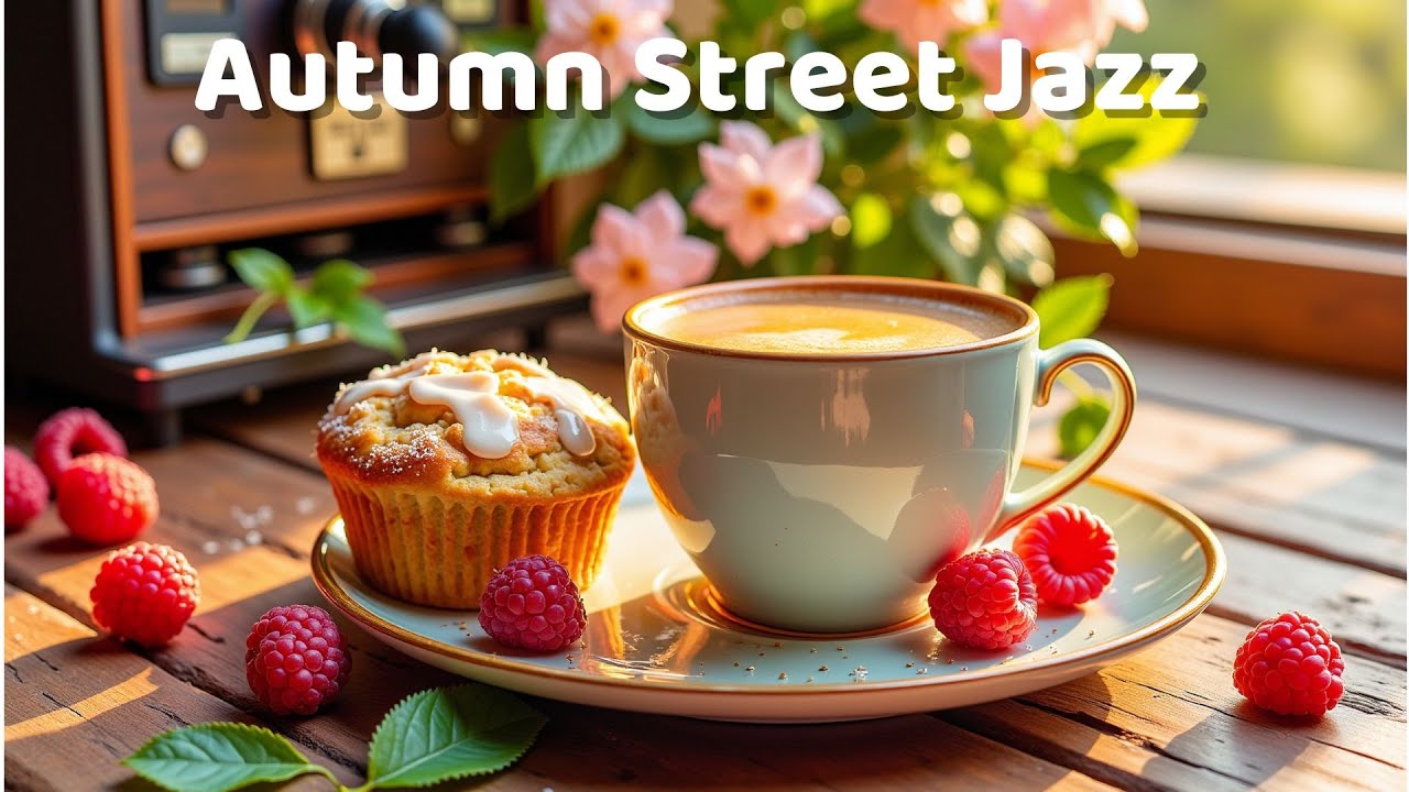 Autumn Street Jazz Café 🍁 Peaceful Jazz Music & Cozy Ambience for Coffee Lovers