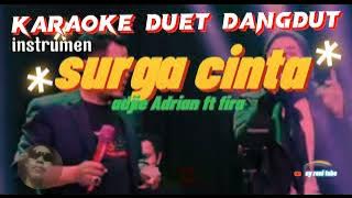 instrumen karauke duet dangdut romantis SURGA CINTA Adjie Andrian ft Fina permata no vokal