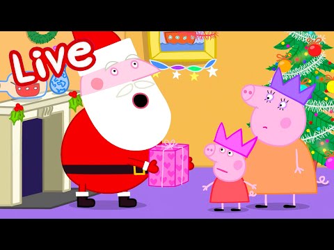 Peppa Pig CHRISTMAS 2025 LIVE Winter Fun Full Episodes Kids Cartoons