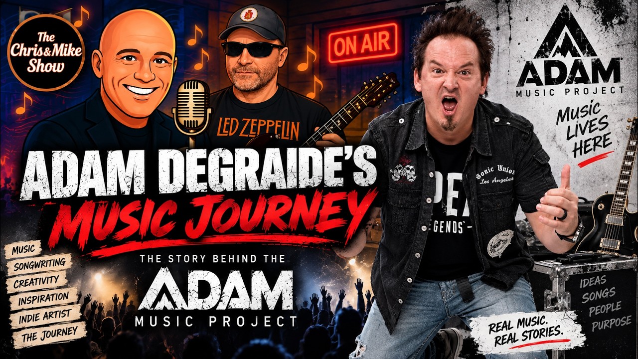 Adam DeGraide’s Music Journey: From an Idea to the ADAM Music Project #AdamMusicProject #music #rock