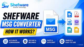 How to Convert MSG Files | Shefware MSG Converter Free Demo #MSGConverter #EmailConversion screenshot 4