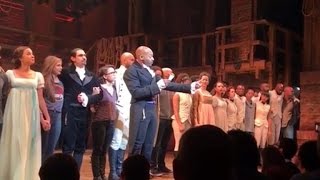 The "Hamilton" cast's message to Vice President-elect Mike Pence
