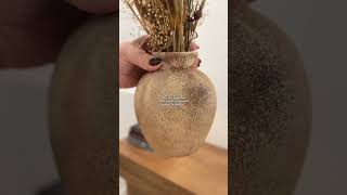 the most perfect antique-looking vase for your fall stems and home decor 😍🍂🍁 it looks like it’s