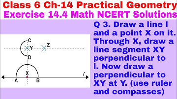 Class 6 Ex 14.4 Q 3 | Practical Geometry | Chapter 14 | Exercise 14.4 | Math NCERT Solutions