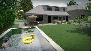3d pool design by Monogram Custom Pools in Lehigh and Bucks County, PA