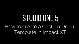 Impact XT - How to set-up your entire drum kit in separate channels!