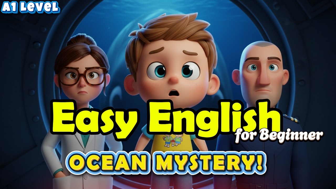Exploring the Deep Ocean in a Submarine - Easy English Story for Beginners | #englishforbeginners