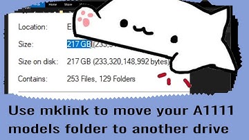 One way to move your A1111/Forge/ComfyUI models to a different drive.