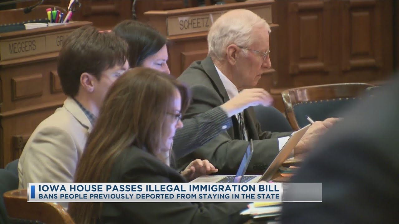 Iowa House Passes Illegal Immigration Bill - YouTube