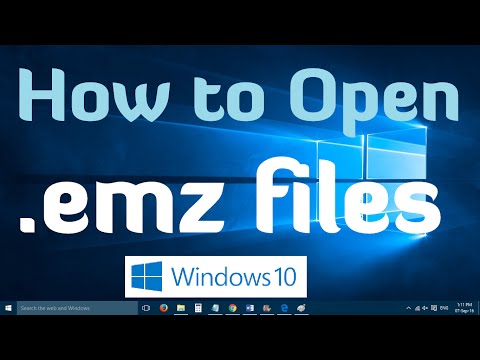 How to open  .emz files in Windows 10 - Can&rsquo;t open  emz files (Simple Method)