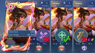 NEW HIRARA GUIDE 90% WIN RATE EFFECTIVE TRICK TO ALWAYS WIN IN SOLO RANKED🔥