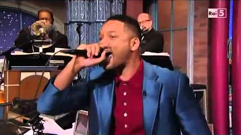 Will Smith improvising a performance of Summertime at the David Letterman's Late Night Show