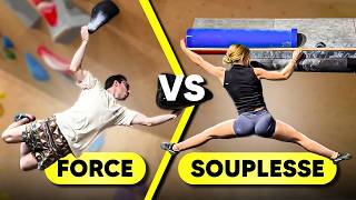FORCE OU SOUPLESSE : Quel est le meilleur atout en escalade ? (avec Juliette)