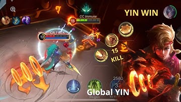 16 Kills!! Yin Beste Build Offlane 100% ONSTOPBAAR!! - Build Top 1 Global Yin ~ MLBB