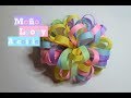 Moño Loopy Arcoiris - Tutorial - DIY - AnabelMonGar