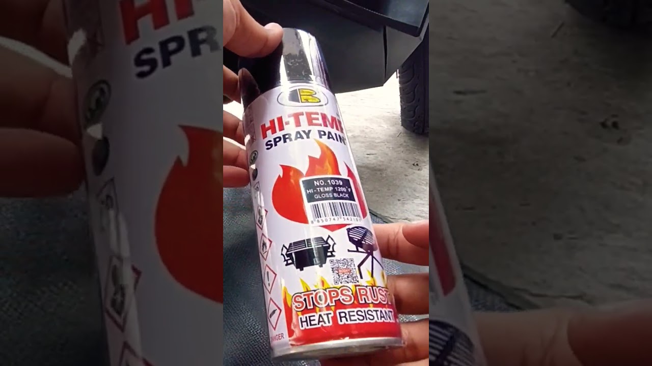 HIGH TEMP SPRAY PAINT 
