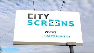 Ben Jij Deze Gedreven Sales Hunter Die Cityscreens Zoekt?